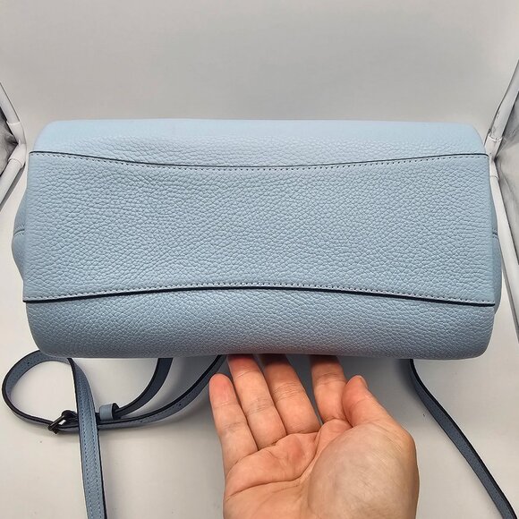 Coach Pebbled Elise Satchel 79316 Waterfall - Picture 5 of 8